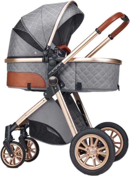 kinderwagen 3 in 1 grijs