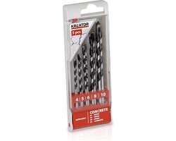 Kreator - Accessories - KRT012401 - Betonborenset - Ø 4-10mm - 5 st.