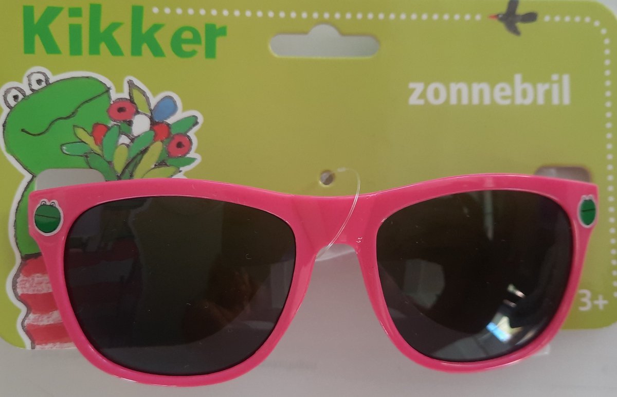 Kikker zonnebril roze - kinderzonnebril - cat.3
