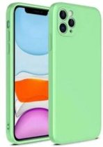 Iphone 11 Pro hoesje - siliconen case - telefoonhoesje - neon groen