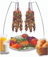Spiesenhanger - standaard - BBQ Grill2 Spiezen Houders met 10 Spiezen - Vleespennen