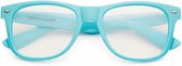 Freaky Glasses® - deluxe spacebril - festival bril - dames en heren - blauw