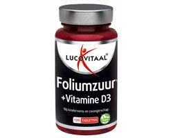 Lucovitaal Foliumzuur + Vitamine D3 120 tabletten