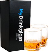 MyDrinkglass Plastic Whiskey Glazen Highland | Plastic Whiskey Glazen | 2 Stuks | Whiskey Set | Plastic Glazen | Zero Waste | Herbruikbaar | Onbreekbaar Whiskey Glas | 350 ml |