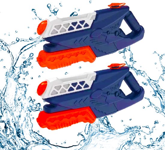 Allerion Waterpistolen – 2 stuks – Super Soaker met Pomp – Voor Jongens en Meisjes – Water Speelgoed Zomer