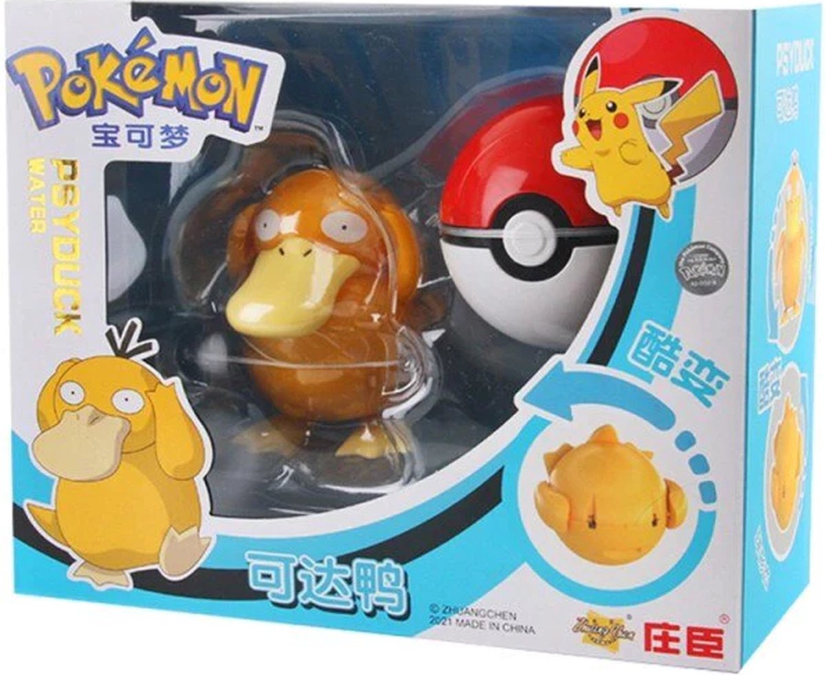 Pokéball Psyduck Water - Pokeball - Speelgoed - Speelfigurenset ...