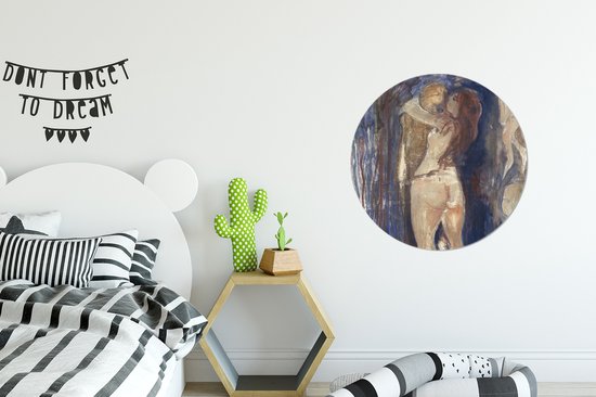 Death and Life - Feuille plastique Edvard Munch Wall Circle