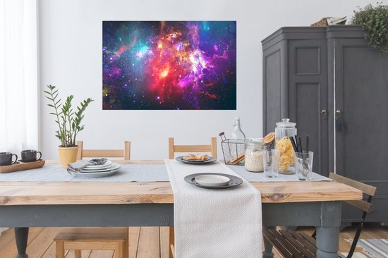 Affiche Etoiles - Couleurs - Espace - 120x80 cm