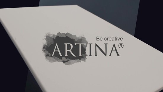 Artina Akademie Schilderdoeken Canvas - Set van 12 Schildersdoeken FSC® Canvas met Spieraam - 30x40, 20x20, 20x30, 30x30, 40x60 cm canvas, 100% katoen, 280g/m2