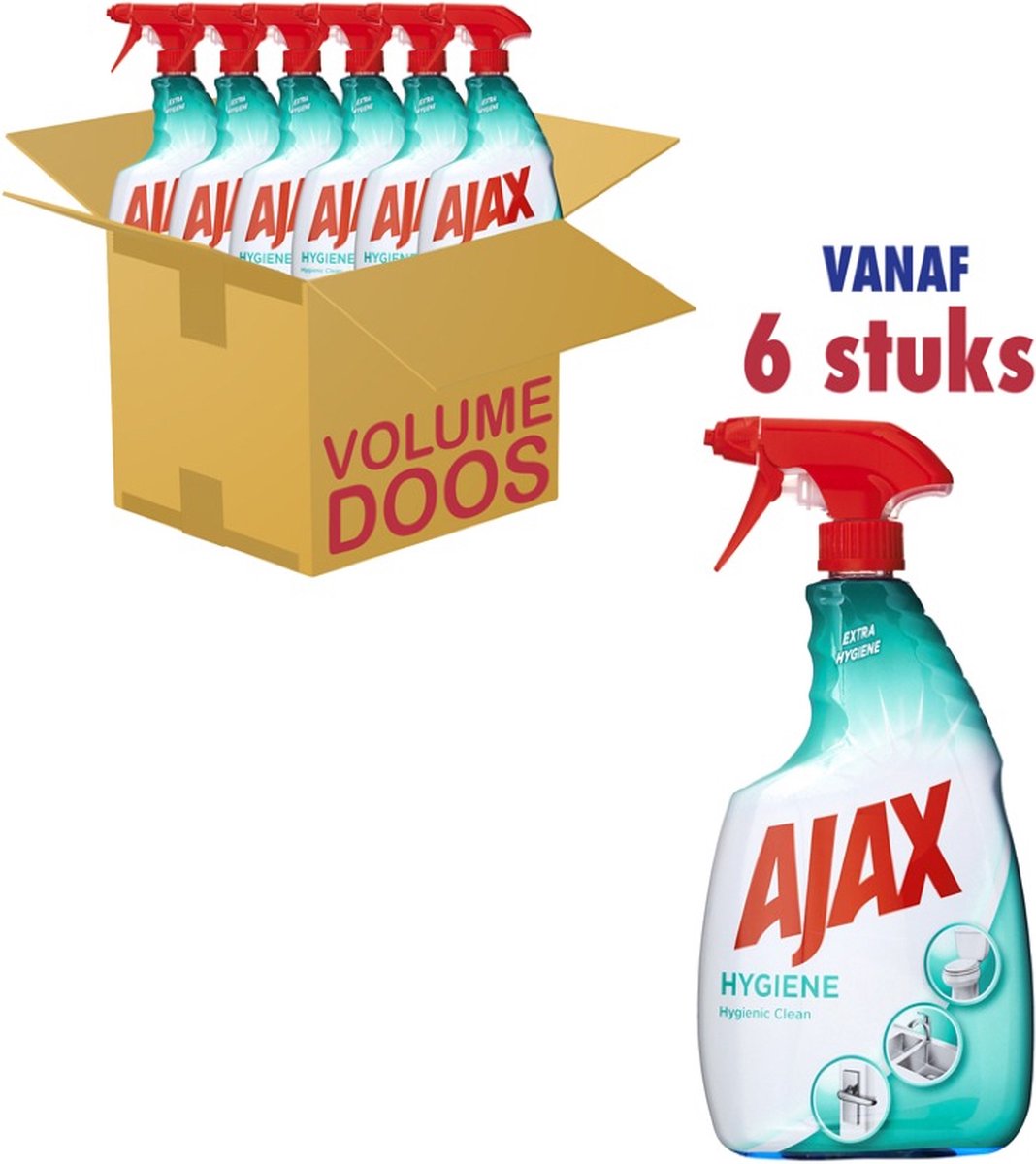 Ajax Reiniging & Hygiëne Spray 750ml | bol