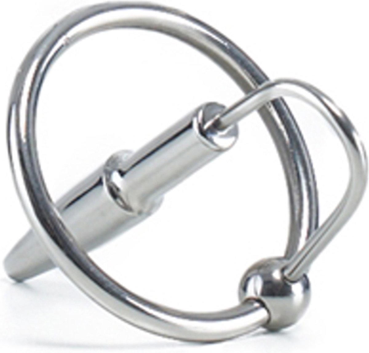 Mister b hardware penis plug with glans ring 32 mm