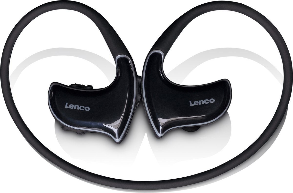Lenco BTX-750BK - lichtgewicht Bluetooth® oordopjes waterdicht Zwart | Draadloze - bol