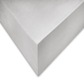 ZO! Home Satinado katoen/satijn hoeslaken zilver - eenpersoons (90x200) - luxe uitstraling - perfect passend