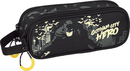 Batman Etui, Hero  - 21 x 8 x 6 cm - Polyester