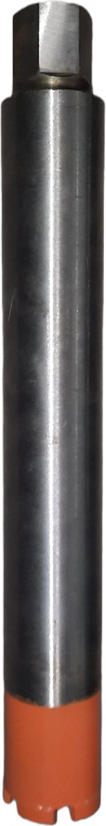 Diamantboor Diamant boor dia 62 x 420mm voor nat en droog boorwerk - 1 1/4"UNC - Dunwandig segment boor met Hoekgeslepen diamant boor / snijtanden