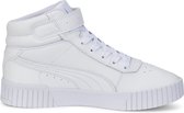 PUMA Carina 2,0 Mid Dames Sneakers - Wit/Zilver - Maat 37