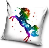 Sierkussen - Rainbow Unicorn 40x40 cm