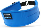 EverestPeak® Bluetooth Slaapmasker - Slaaptrainer - Met 3 in 1 Koptelefoon - 25x10CM- Blauw