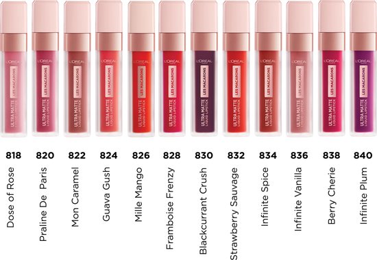 L'Oréal Paris Les Macarons Langhoudende Matte Lipstick - 818 Dose of Rose – Roze – 6,7 ml - L’Oréal Paris