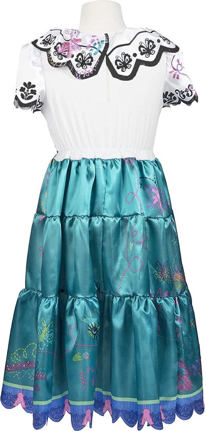 Encanto Mirabel robe fille - 110/116 (120) 5-6 ans - déguisement