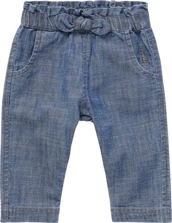 Noppies Babykleding Meisjes Jeansbroek Lincoln Relaxed Fit Medium Blue Denim - 56