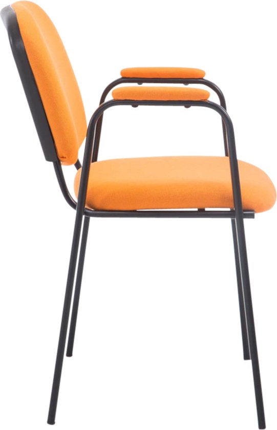 Set van 4 Bezoekersstoelen Ken Pro Stof rood