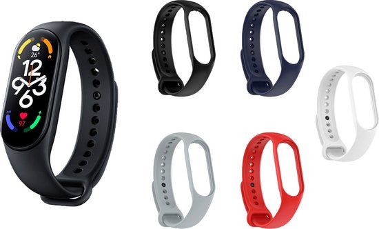 Xiaomi Mi Band 5 Smartwatch Europese Versie met 5 TECHPUNT kleurenbandjes