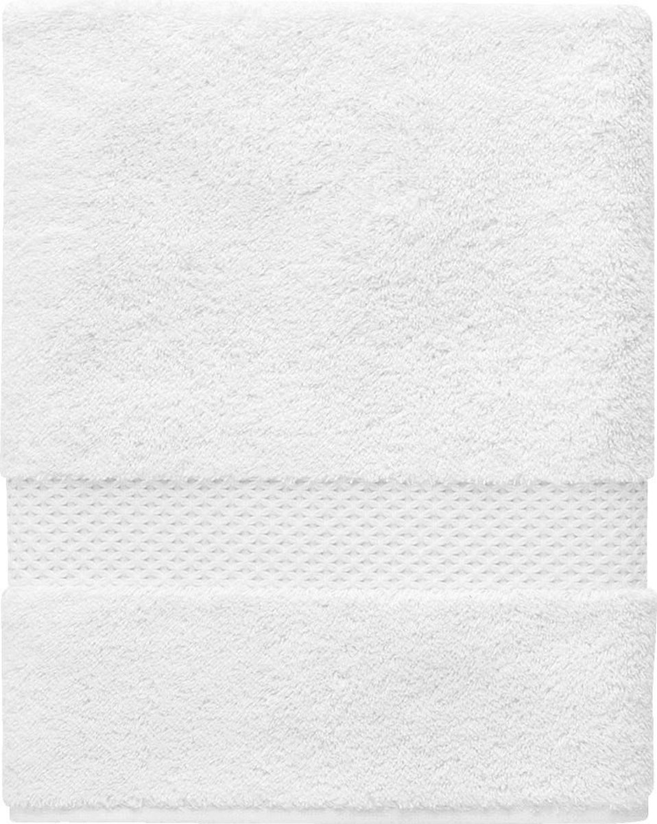 Yves Delorme washandje - Etoile - Wit - 15x22 cm