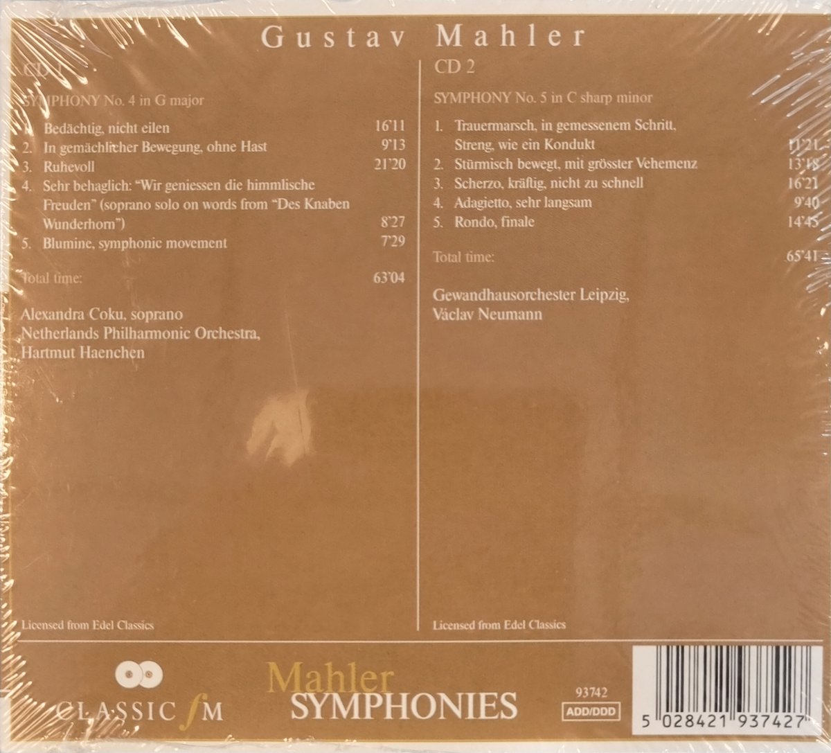 Mahler symphonies