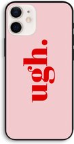Case Company® - Hoesje geschikt voor iPhone 12 hoesje - Ugh - Biologisch Afbreekbaar Telefoonhoesje - Bescherming alle Kanten en Schermrand