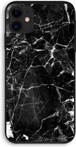 Case Company® - Hoesje geschikt voor iPhone 11 hoesje - Zwart Marmer - Biologisch Afbreekbaar Telefoonhoesje - Bescherming alle Kanten en Schermrand