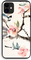 Case Company® - Hoesje geschikt voor iPhone 11 hoesje - Japanse bloemen - Biologisch Afbreekbaar Telefoonhoesje - Bescherming alle Kanten en Schermrand