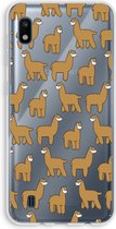 Case Company® - Hoesje geschikt voor Samsung Galaxy A10 hoesje - Alpacas - Soft Cover Telefoonhoesje - Bescherming aan alle Kanten en Schermrand