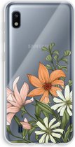 Case Company® - Samsung Galaxy A10 hoesje - Floral bouquet - Soft Cover Telefoonhoesje - Bescherming aan alle Kanten en Schermrand