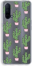 Case Company® - Hoesje geschikt voor OnePlus Nord CE 5G hoesje - Cactus Lover - Soft Cover Telefoonhoesje - Bescherming aan alle Kanten en Schermrand