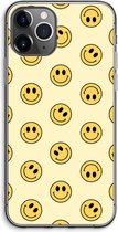 Case Company® - Hoesje geschikt voor iPhone 11 Pro Max hoesje - Smiley N°2 - Soft Cover Telefoonhoesje - Bescherming aan alle Kanten en Schermrand