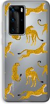 Case Company® - Hoesje geschikt voor Huawei P40 Pro hoesje - Luipaard - Soft Cover Telefoonhoesje - Bescherming aan alle Kanten en Schermrand