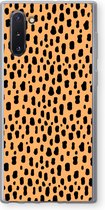 Case Company® - Hoesje geschikt voor Samsung Galaxy Note 10 hoesje - Panter - Soft Cover Telefoonhoesje - Bescherming aan alle Kanten en Schermrand