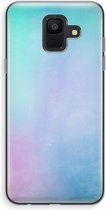 Case Company® - Hoesje geschikt voor Samsung Galaxy A6 (2018) hoesje - Mist pastel - Soft Cover Telefoonhoesje - Bescherming aan alle Kanten en Schermrand