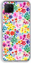 Case Company® - Hoesje geschikt voor Huawei P40 Lite hoesje - Little Flowers - Soft Cover Telefoonhoesje - Bescherming aan alle Kanten en Schermrand