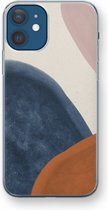 Case Company® - Hoesje geschikt voor iPhone 12 mini hoesje - Geo #1 - Soft Cover Telefoonhoesje - Bescherming aan alle Kanten en Schermrand