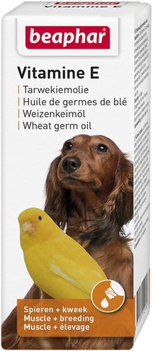 Beaphar Vitamine E Tarwekiemolie - voedingssupplement - 100ml