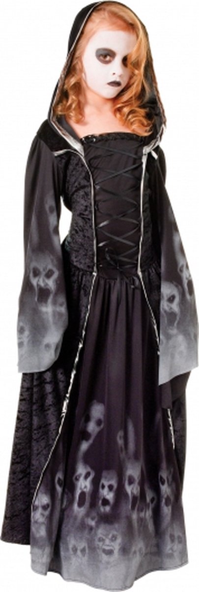Halloween Gothic zombie jurk voor kinderen 134-146 (9-11 jaar) | bol.com