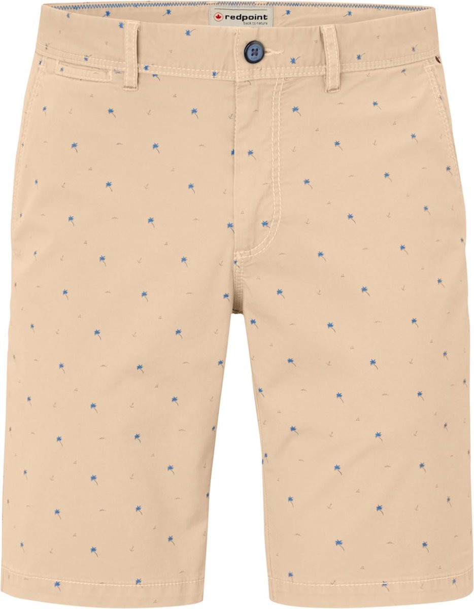 Redpoint Korte Broek Met Palmboom Motief Beige Dawson - 32 (M)