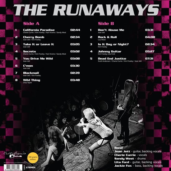 The Runaways - The Agora Cleveland 1976 (LP)