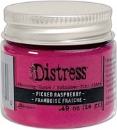 Distress embossing glaze picked raspberry