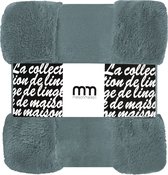 Maison Maison - Plaid - Ours en peluche - Unicolore Menthe 240x200