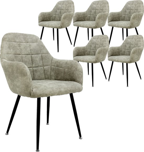 Set de 6 chaises de salle à manger Enna | DPE Allemagne