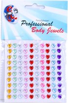 Body Jewels - 100 stuks hart
