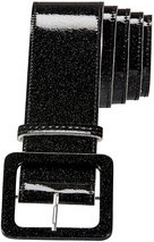 Zeg opzij onaangenaam Onderzoek Zwarte glitter riem 120 cm - Verkleedkleding - Feestartikel | bol.com